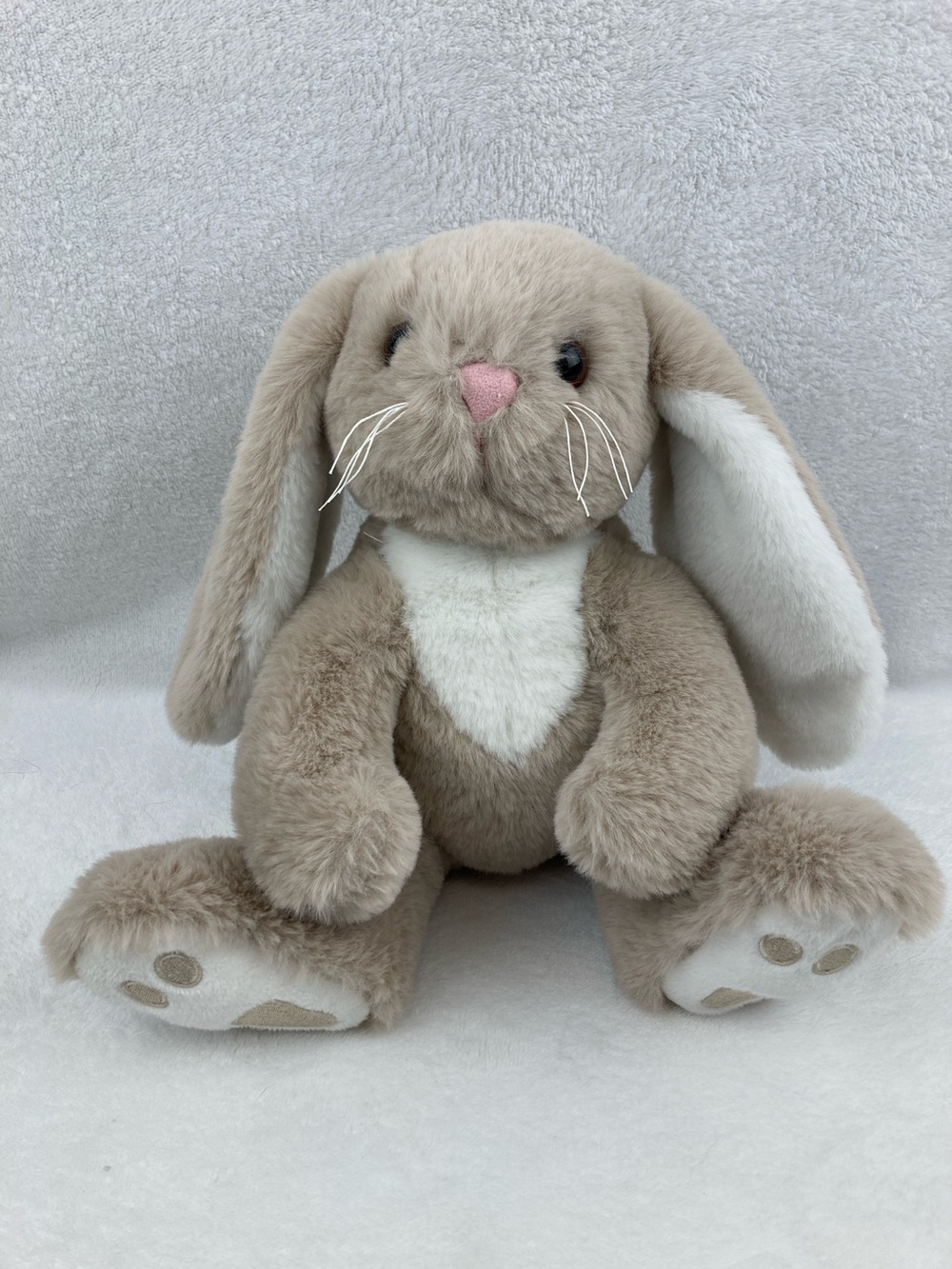 The Bearington Collection 10.5" Floppy Bunny Boomer Plush Stuffed Animal Toy
